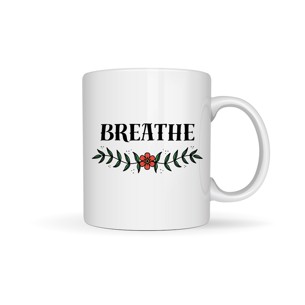 Breathe Coffee Mug