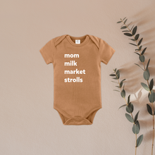 Load image into Gallery viewer, Mom Milk Market Strolls Organic Cotton Onesie
